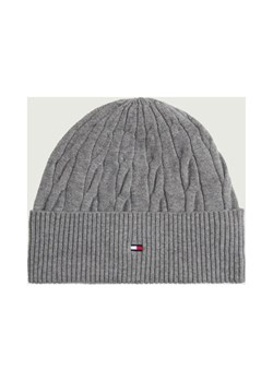 Tommy Hilfiger Wełniana czapka FLAG - id: TH255M000068I47 - marki Tommy Hilfiger - 187058319 Tommy Hilfiger Wełniana czapka FLAG ze sklepu Gomez Fashion Store w kategorii Czapki zimowe męskie - zdjęcie 187058319