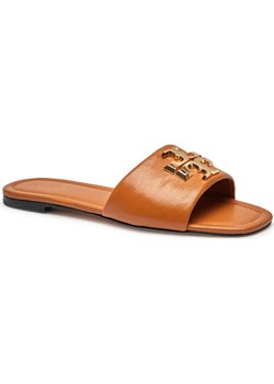 TORY BURCH Skórzane klapki ELEANOR - id: TO251W000041776 - marki Tory Burch - 187058369 TORY BURCH Skórzane klapki ELEANOR ze sklepu Gomez Fashion Store w kategorii Klapki damskie - zdjęcie 187058369