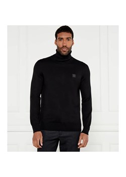 BOSS ORANGE Golf Akiro_S | Regular Fit | z dodatkiem kaszmiru - id: BO245M000072001 - marki BOSS HUGO BOSS - 187058497 BOSS ORANGE Golf Akiro_S | Regular Fit | z dodatkiem kaszmiru ze sklepu Gomez Fashion Store w kategorii Swetry męskie - zdjęcie 187058497
