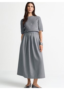 Rich & Royal Damska spódnica midi Kobiety szary marmurkowy - id: 792465-0001-00340 - marki Rich & Royal - 187188567 Rich & Royal Damska spódnica midi Kobiety szary marmurkowy ze sklepu vangraaf w kategorii Spódnice - zdjęcie 187188567