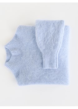 Reserved - Sweter z wełną z alpaki - jasnoniebieski - id: 364HK-50X - marki Reserved - 187191498 Reserved - Sweter z wełną z alpaki - jasnoniebieski ze sklepu Reserved w kategorii Swetry damskie - zdjęcie 187191498