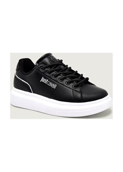 Just Cavalli Skórzane sneakersy FONDO URSA DIS. SB1 - id: CA255W000034899 - marki Just Cavalli - 187192719 Just Cavalli Skórzane sneakersy FONDO URSA DIS. SB1 ze sklepu Gomez Fashion Store w kategorii Buty sportowe damskie - zdjęcie 187192719