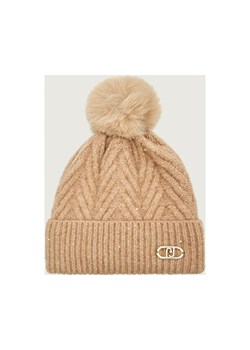 Liu Jo Czapka | z dodatkiem wełny - id: LC255W000051552 - marki Liu Jo - 187192736 Liu Jo Czapka | z dodatkiem wełny ze sklepu Gomez Fashion Store w kategorii Czapki zimowe damskie - zdjęcie 187192736