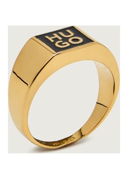 HUGO Sygnet E-STACKEDLOGO2 ze sklepu Gomez Fashion Store w kategorii Sygnety - zdjęcie 187192778