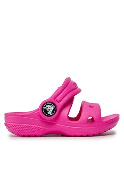 Klapki Crocs Classic Kids Sandal T 207537 Różowy ze sklepu eobuwie.pl w kategorii Buciki niemowlęce - zdjęcie 187196809