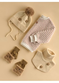 Reserved - Wzorzysty sweter - złamana biel - id: 600GT-01X - marki Reserved - 187198335 Reserved - Wzorzysty sweter - złamana biel ze sklepu Reserved w kategorii Swetry dziewczęce - zdjęcie 187198335