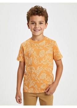 Sinsay - Koszulka we wzór roślinny - pomarańczowy ze sklepu Sinsay w kategorii T-shirty chłopięce - zdjęcie 187200225