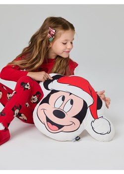 Sinsay - Poduszka w kształcie głowy Mickey Mouse z czapką Świętego Mikołaja - biały - id: 426BG-00X - marki Sinsay - 187200296 Sinsay - Poduszka w kształcie głowy Mickey Mouse z czapką Świętego Mikołaja - biały ze sklepu Sinsay w kategorii Poduszki dla dzieci - zdjęcie 187200296