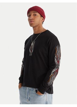 DC Shoes Longsleeve Burn Out HLS EDYZT04355 Czarny Regular Fit ze sklepu MODIVO w kategorii T-shirty męskie - zdjęcie 187201176