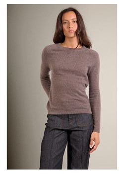 Perfect Cashmere Kaszmirowy sweter &quot;Whitney&quot; w kolorze szarobrązowym ze sklepu Limango Polska w kategorii Swetry damskie - zdjęcie 187204825