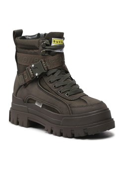 Trzewiki Buffalo Aspha Com1 Laceup Mi BN1622160 Khaki ze sklepu eobuwie.pl w kategorii Workery damskie - zdjęcie 187204918