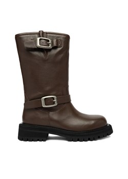 Kozaki G-Star Raw EO-ERVA-LT2520-101 Brązowy ze sklepu eobuwie.pl w kategorii Botki - zdjęcie 187205027