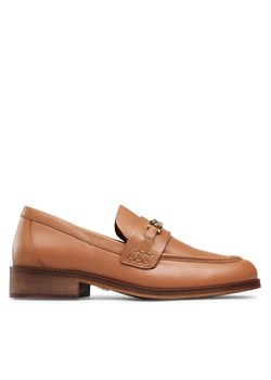 Loafersy GINO ROSSI WILMA-107783 Brązowy ze sklepu eobuwie.pl w kategorii Lordsy damskie - zdjęcie 187205059