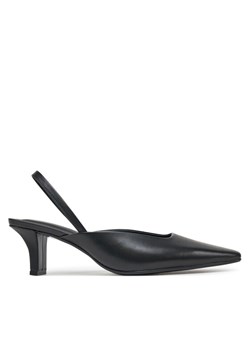 Czółenka Calvin Klein Heel Mule Pump 50 - Lth HW0HW02551 Czarny ze sklepu eobuwie.pl w kategorii Czółenka - zdjęcie 187205128