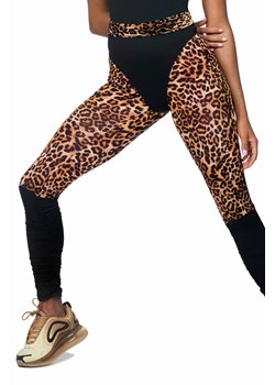 Legginsy fitness Reviver L9016/0 panterka ze sklepu kontri.pl w kategorii Spodnie damskie - zdjęcie 187207017