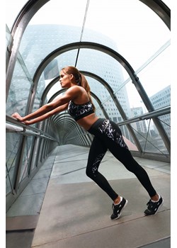 Legginsy fitness Reviver L9045/0 czarny ze sklepu kontri.pl w kategorii Spodnie damskie - zdjęcie 187207027