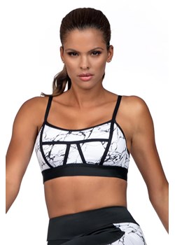 Top fitness Reviver L5160/0 biało-czarny - id: 39462 - marki Reviver - 187207048 Top fitness Reviver L5160/0 biało-czarny ze sklepu kontri.pl w kategorii Biustonosze - zdjęcie 187207048