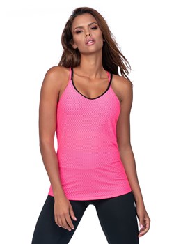 Top fitness Reviver L5159/0 neonowy róż - id: 39461 - marki Reviver - 187207059 Top fitness Reviver L5159/0 neonowy róż ze sklepu kontri.pl w kategorii Bluzki damskie - zdjęcie 187207059