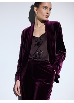 Mohito - Satynowy brązowy top - ciemnobrązowy - id: 470GT-89X - marki Mohito - 187207329 Mohito - Satynowy brązowy top - ciemnobrązowy ze sklepu Mohito w kategorii Bluzki damskie - zdjęcie 187207329