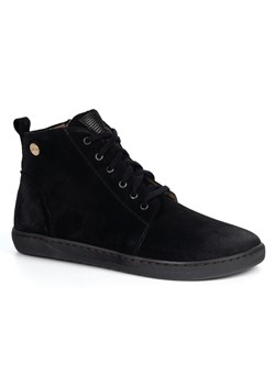 Buty damskie zimowe barefoot skórzane Z-B04 czarne ze sklepu butyolivier w kategorii Botki - zdjęcie 187208776