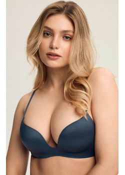 Esotiq biustonosz super push-up granatowy Shapy 43915-59X, Kolor granatowy, Rozmiar 65B, Esotiq ze sklepu Primodo w kategorii Biustonosze - zdjęcie 187209205