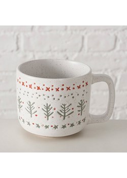 Boltze Kubek &quot;Nohr&quot; w kolorze biało-czerwono-zielonym - 340 ml ze sklepu Limango Polska w kategorii Naczynia - zdjęcie 187209957