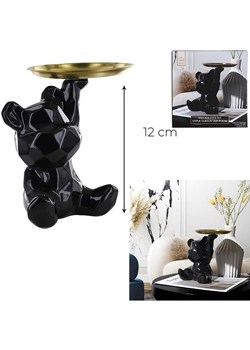 Rétro Chic Figurka dekoracyjna w kolorze czarnym - wys. 12 cm ze sklepu Limango Polska w kategorii Dekoracje - zdjęcie 187210015