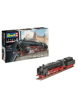 Revell Model &quot;BR02 express train locomotive &amp; 2&apos;2&apos; T30 tender&quot; do złożenia - 12+ ze sklepu Limango Polska w kategorii Zabawki - zdjęcie 187210247