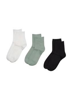 Esotiq 3-pack skarpetki damskie Bloovii Keithan 44261-K001, Kolor czarno-kremowo-zielony, Rozmiar 36-38, BLOOVII ze sklepu Intymna w kategorii Skarpetki damskie - zdjęcie 187211206