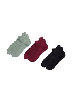 Esotiq 3-pack skarpetki damskie Bloovii Kelsea 44262-K001, Kolor czarno-bordowo-zielony, Rozmiar 36-38, BLOOVII ze sklepu Intymna w kategorii Skarpetki damskie - zdjęcie 187211237