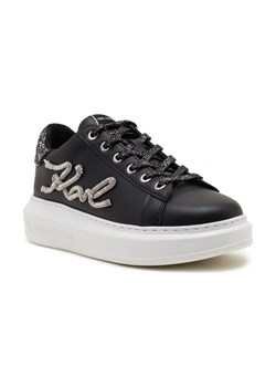 Karl Lagerfeld Skórzane sneakersy KAPRI Signia - id: KL241W000012009 - marki Karl Lagerfeld - 187211476 Karl Lagerfeld Skórzane sneakersy KAPRI Signia ze sklepu Gomez Fashion Store w kategorii Buty sportowe damskie - zdjęcie 187211476