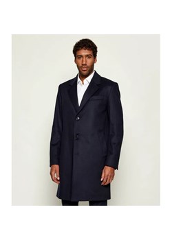 BOSS BLACK Wełniany płaszcz H-Jared-254 | z dodatkiem kaszmiru - id: BB255M000289404 - marki BOSS HUGO BOSS - 187212545 BOSS BLACK Wełniany płaszcz H-Jared-254 | z dodatkiem kaszmiru ze sklepu Gomez Fashion Store w kategorii Płaszcze męskie - zdjęcie 187212545