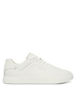 Sneakersy Calvin Klein Low Pro Cups Laceup Oxf Hf Lth HW0HW02753 Biały ze sklepu eobuwie.pl w kategorii Buty sportowe damskie - zdjęcie 187213065