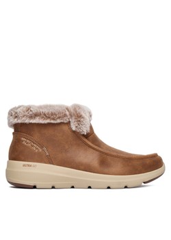 Botki Skechers Glacial Ultra 144221/CSNT Brązowy - id: 0000305529695 - marki Skechers - 187213088 Botki Skechers Glacial Ultra 144221/CSNT Brązowy ze sklepu eobuwie.pl w kategorii Botki - zdjęcie 187213088
