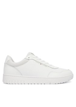 Sneakersy Tommy Hilfiger Th Basket Core Lite Lth FM0FM05713 Biały ze sklepu eobuwie.pl w kategorii Buty sportowe męskie - zdjęcie 187213137
