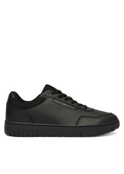 Sneakersy Tommy Hilfiger Th Basket Core Lite Lth FM0FM05713 Czarny ze sklepu eobuwie.pl w kategorii Buty sportowe męskie - zdjęcie 187213145
