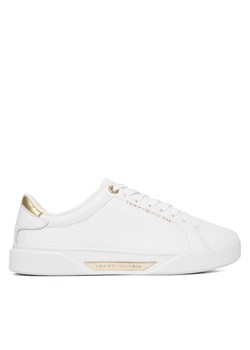 Tommy Hilfiger Sneakersy Essential Chic Court Sneaker FW0FW09019 Biały ze sklepu MODIVO w kategorii Buty sportowe damskie - zdjęcie 187213689