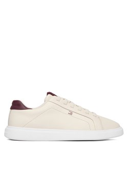 Tommy Hilfiger Sneakersy Icon Court Light Weight FW0FW08948 Beżowy ze sklepu MODIVO w kategorii Buty sportowe damskie - zdjęcie 187213767