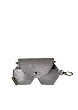 popielate skórzane etui na okulary - id: 49941 - marki Słoń Torbalski - 187214416 popielate skórzane etui na okulary ze sklepu Słoń Torbalski w kategorii Etui - zdjęcie 187214416