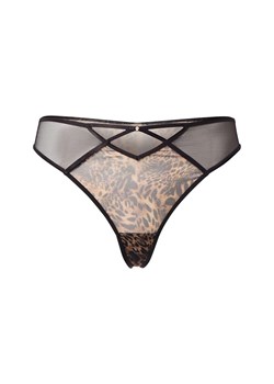 Lascana Stringi Kobiety Dzianina czarny wzorzysty ze sklepu vangraaf w kategorii Majtki damskie - zdjęcie 187214585