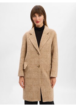 JOOP! Płaszcz damski Kobiety Sztuczne włókno brązowy wzorzysty ze sklepu vangraaf w kategorii Kurtki damskie - zdjęcie 187214598