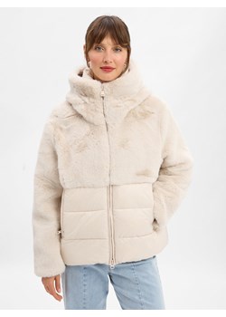 Blauer Damska kurtka pikowana Kobiety écru jednolity ze sklepu vangraaf w kategorii Kurtki damskie - zdjęcie 187214616