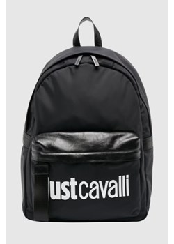 JUST CAVALLI Czarny damski plecak Range Institutional Logo ze sklepu outfit.pl w kategorii Plecaki - zdjęcie 187216637