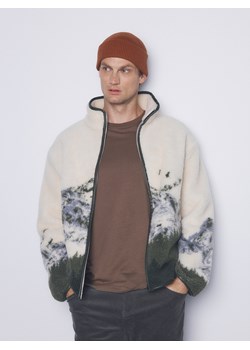 Reserved - Bluza sherpa ze stójką - wielobarwny - id: 9569N-MLC - marki Reserved - 187217177 Reserved - Bluza sherpa ze stójką - wielobarwny ze sklepu Reserved w kategorii Bluzy męskie - zdjęcie 187217177