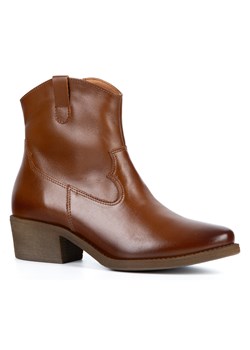 Olivier Dakota – eleganckie botki damskie skórzane premium, kowbojki - id: 11730n - marki Olivier - 187219795 Olivier Dakota – eleganckie botki damskie skórzane premium, kowbojki ze sklepu butyolivier w kategorii Botki - zdjęcie 187219795