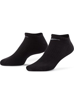 Skarpety treningowe no-show Nike Everyday Cushioned (3 pary) - Czerń - id: 34393180919new - marki Nike - 187219935 Skarpety treningowe no-show Nike Everyday Cushioned (3 pary) - Czerń ze sklepu Nike poland w kategorii Skarpetki męskie - zdjęcie 187219935