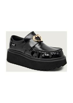 Love Moschino Skórzane loafersy - id: LM255W000043000 - marki Love Moschino - 187219997 Love Moschino Skórzane loafersy ze sklepu Gomez Fashion Store w kategorii Półbuty damskie - zdjęcie 187219997