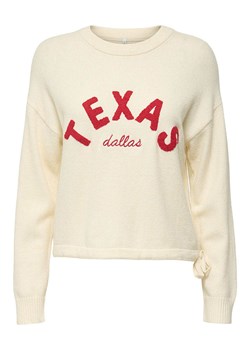 ONLY Sweter w kolorze kremowym - id: 17873116 - marki ONLY - 187222088 ONLY Sweter w kolorze kremowym ze sklepu Limango Polska w kategorii Swetry damskie - zdjęcie 187222088
