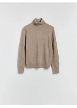 Reserved - Sweter z wełny merino - brązowy - id: 717HG-84M - marki Reserved - 187223099 Reserved - Sweter z wełny merino - brązowy ze sklepu Reserved w kategorii Swetry damskie - zdjęcie 187223099