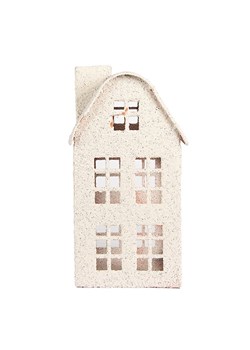 Clayre &amp; Eef Świecznik w kolorze kremowym - 14 x 26 x 14 cm ze sklepu Limango Polska w kategorii Świeczniki - zdjęcie 187226568